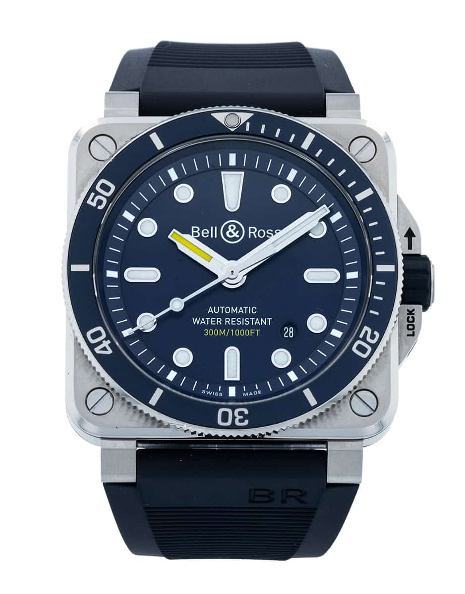 Bell and Ross BR03-92 BR0392-D-BU-ST/SRB Bell and Ross BR03-92 BR0392-D-BU-ST/SRB